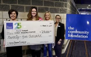 The Community Foundation Awards Safe Harbor A $25,000 Grant